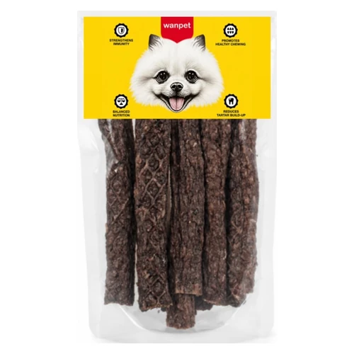 تشویقی سگ کوبیده مرغ و سیرابی طبیعی ونپت (Wanpet) ۱۰۰ گرمی